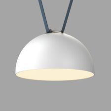 Denkirs DK5563-WH+BK Cветильник для трека-ремня Belty, серия Flow со светодиодом, D300*H171мм, 48V DC, 28W, RA90, 120°, 3000K, IP20, белый с черным, алюминий