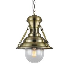 Delight Collection KM046P brass Подвесной светильник