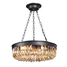 Delight Collection KR0295P-5 black Люстра Crystal 5 black