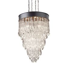 Delight Collection 771196 (KG0547P-8A) Люстра Tear Drop Glass 8 8