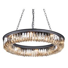 Delight Collection KR0295P-8 black Люстра Crystal 8 black