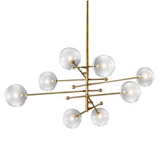 Delight Collection KG0835P-8 brass Люстра Globe Mobile 8 brass brass