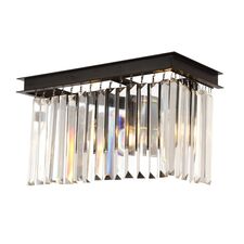 Delight Collection KR0387W-2A black/clear Настенный светильник Odeon 2A black/clear black/clear