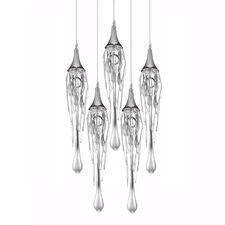 Delight Collection P68009L-5/R chrome Подвесной светильник Goddess Tears 5R 5R chrome