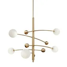 Delight Collection 10215P/5 brass Люстра Globe Mobile 5 brass brass