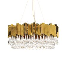 Delight Collection KM0988P-16 gold Люстра Trump 16