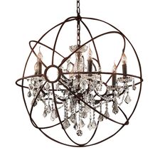 Delight Collection 5014-D6 rusty Люстра