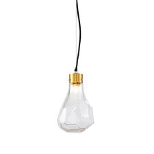 Delight Collection KR1197P-1 brass/clear Подвесной светильник