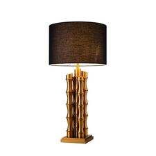 Delight Collection KM0901T brass Настольная лампа Damian brass