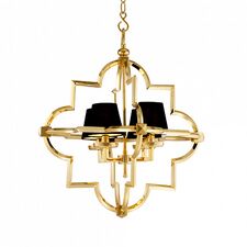 Delight Collection KM0728P-4M gold/black Люстра Mandeville M gold/black