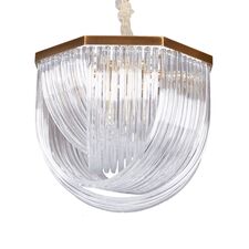 Delight Collection A001-554 L9 brass/clear Люстра Murano L9 brass/clear