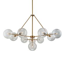 Delight Collection KG0965P-10B brass Люстра Globe Mobile 10B