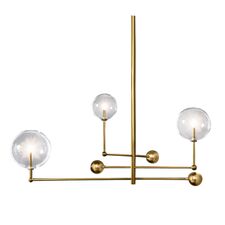 Delight Collection KG0835P-3 brass Люстра Globe Mobile 3 brass brass