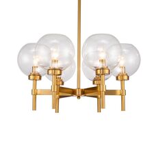 Delight Collection BG240P-6 brass Люстра Jade 6 brass