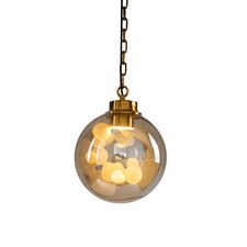 Delight Collection KG1148P brass/amber Подвесной светильник