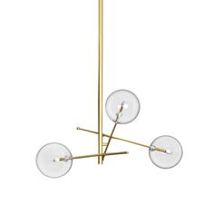 Delight Collection 9307P-3A gold Люстра Globe Mobile 3A gold gold