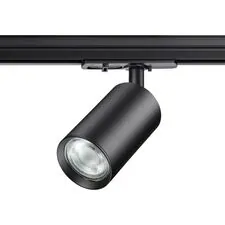 NOVOTECH 370963 PORT NT23 093 черный Светильник однофазный двухжильный трековый GU10 50W 220V PIPE