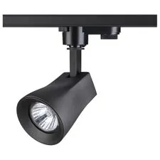 NOVOTECH 370405 PORT NT18 129 черный Светильник трековый однофазный трехжильный IP33 GU10 50W 110-265V PIPE