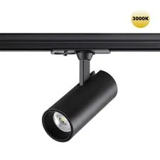 NOVOTECH 359153 PORT NT23 120 черный Светильник трековый однофазный трехжильный IP20 LED 15W 220V 3000К 1440Лм SELENE