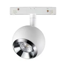NOVOTECH 358394 SHINO NT20 073 белый/хром Трековый светильник для низковольтного шинопровода IP20 LED 4000K 10W 48V FLUM