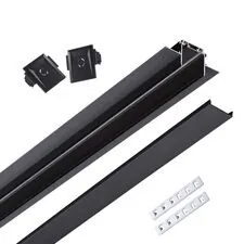 NOVOTECH 135197 SHINO NT23 044 черный Низковольтный шинопровод для встраиваемого монтажа в ГКЛ 1м IP20 48V SMAL
