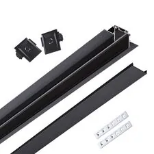 NOVOTECH 135199 SHINO NT23 044 черный Низковольтный шинопровод для встраиваемого монтажа в ГКЛ 2м IP20 48V SMAL