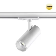 NOVOTECH 359151 PORT NT23 120 белый Светильник трековый однофазный трехжильный IP20 LED 15W 220V 3000К 1440Лм SELENE