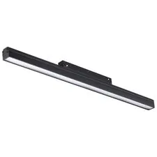 NOVOTECH 358412 SHINO NT20 077 черн Трековый светильник для низков. шинопровода IP20 LED 4000K 24W 48V FLUM