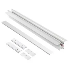 NOVOTECH 135229 SHINO NT23 060 белый Шинопровод для встраиваемого монтажа в ГКЛ (заглушки 2шт, прямые соединители 2шт, крышка из пластика) IP20 48V FLUM