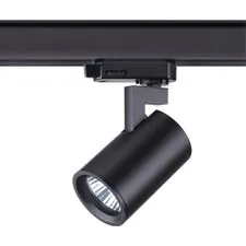 NOVOTECH 370649 PORT NT19 150 черный Светильник трёхфазный трековый IP20 GU10 50W 220V GUSTO