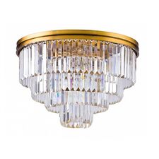 Delight Collection 9513C/600R gold/clear Потолочный светильник Odeon 8R gold/clear gold/clear