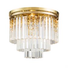 Delight Collection 771092 Потолочный светильник Odeon 5 gold/clear gold/clear