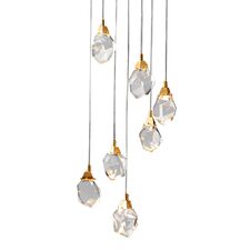 Delight Collection MD-020B-7 gold Подвесной светильник Crystal rock 7 7 gold