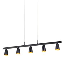 Delight Collection P0184-5A black/gold Подвесной светильник