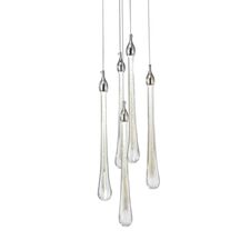 Delight Collection OM801670-5-CH Подвесной светильник Teardrop 5 chrome chrome