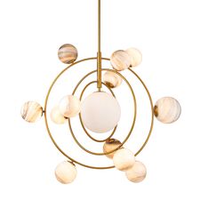 Delight Collection KG1122P-13 brass Люстра Planet 13 brass