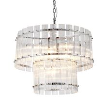 Delight Collection KG1112P-7 chrome/clear Люстра Ruby 7 chrome