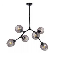 Delight Collection 7058/6 black/smoky Люстра Bubble 6 black/smoky