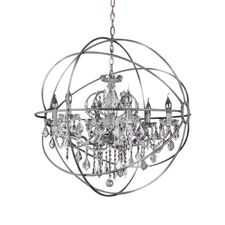 Delight Collection 5014-D6 chrome Люстра