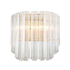 Delight Collection KG0769W-2C brass Настенный светильник Vittoria 2C brass/clear brass/clear