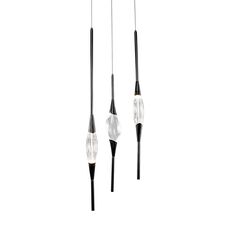 Delight Collection OM82112-3 pearl black Подвесной светильник Pezzo 3 pearl pearl black