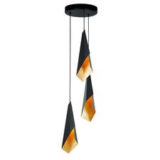Delight Collection MD2063-3A black/gold Подвесной светильник