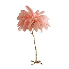 Delight Collection BRFL5014 pink/antique brass Торшер