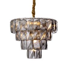 Delight Collection KG1113P-7 chrome/smoky Люстра Amazone 7 chrome/smoky