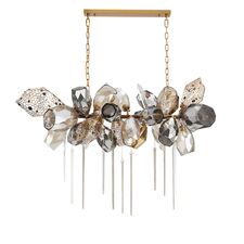 Delight Collection 8898P/BL gold/smoky Люстра