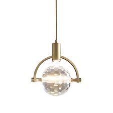 Delight Collection 2121P/A brass/clear Подвесной светильник