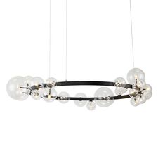 Delight Collection KM1294P-24 black/clear Люстра