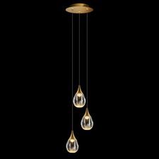 Delight Collection MD24001004-3A gold/clear Подвесной светильник