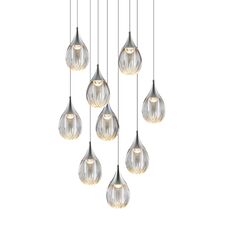 Delight Collection MD24001004-9A chrome/clear Подвесной светильник