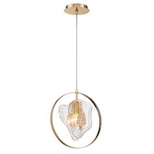 Delight Collection P60669-1 gold/clear Подвесной светильник